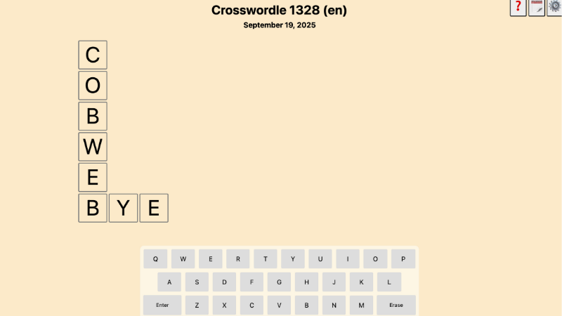 mini crossword
